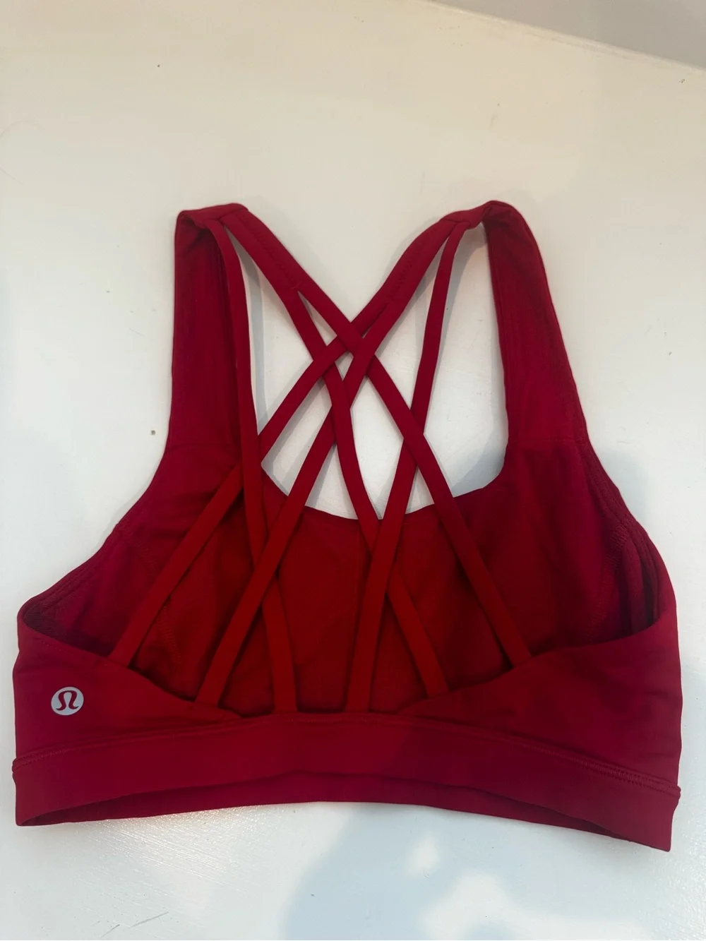 LULULEMON Red Strappy Sports Bra - Women Intimates & Sleepwear